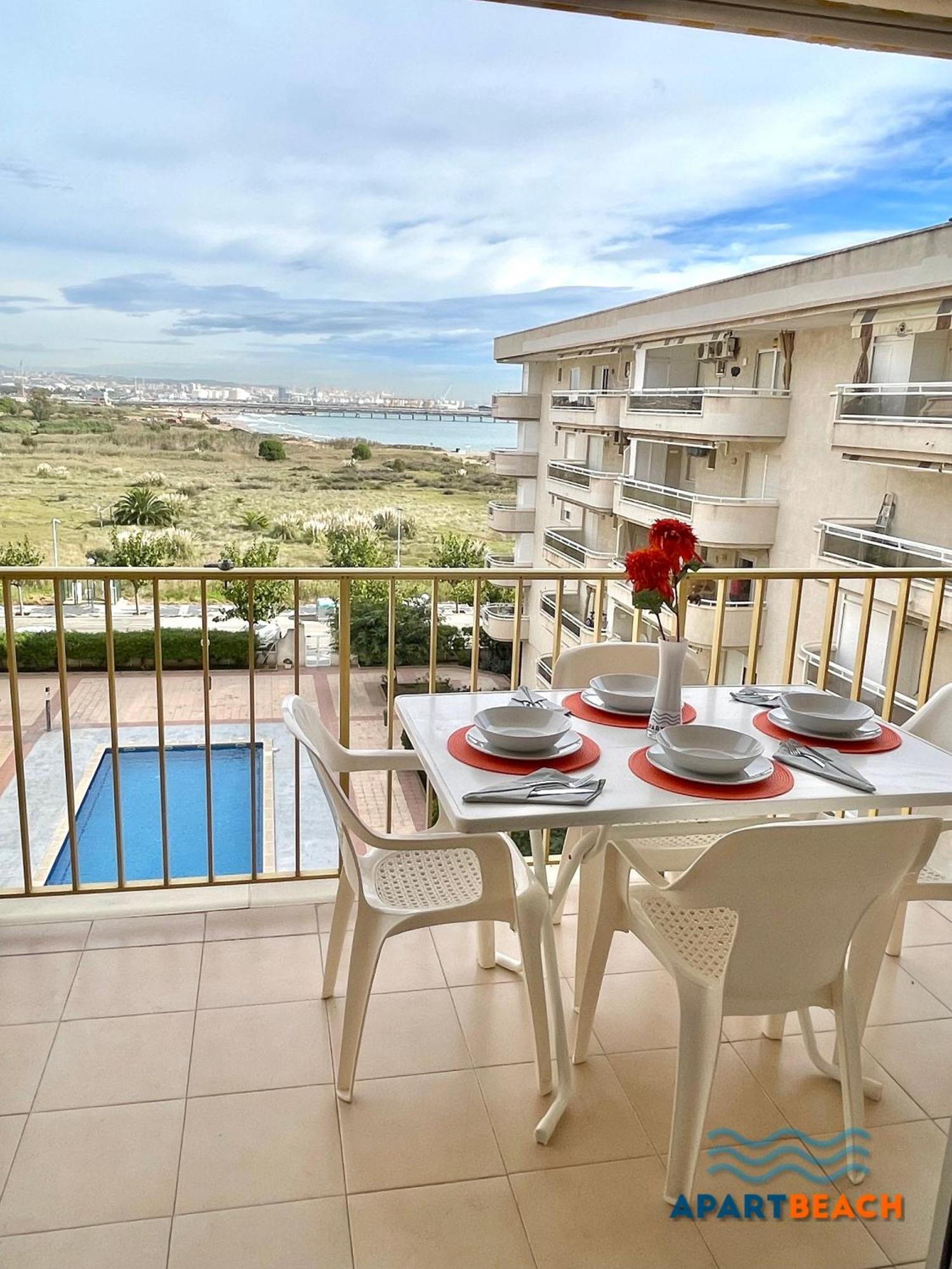 Apartbeach Adriatico 518 Vistas Playa Y Climatizado Lejlighed La Pineda Eksteriør billede